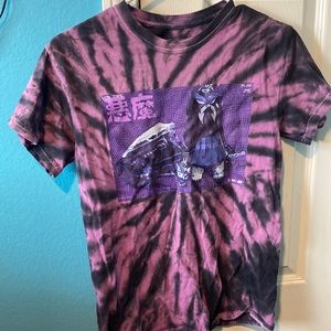 Purple and black tyedie, anime,zombie makout club